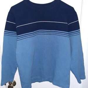 Boys Blue Striped Sweater